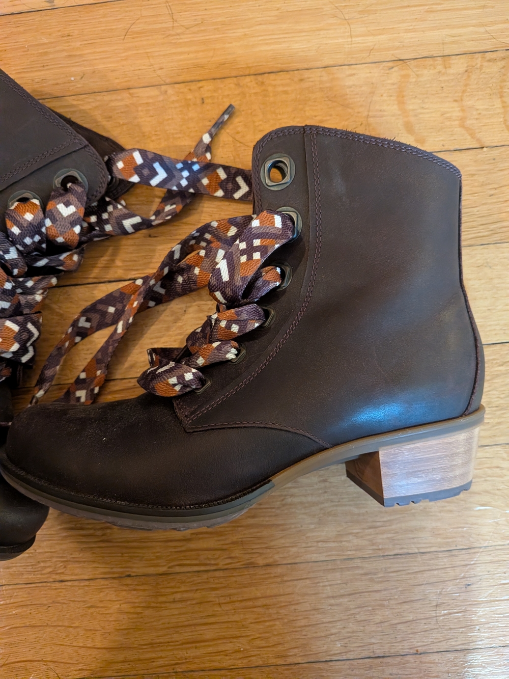Chaco Dark Brown Women's Lace-Up Boot - Picture 5 of 7